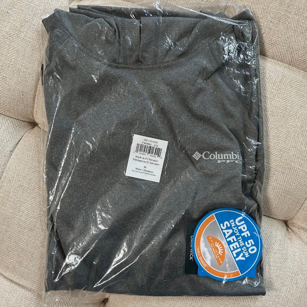 Columbia Terminal Tackle Hoodie Heather NWT - Picture 5 of 7